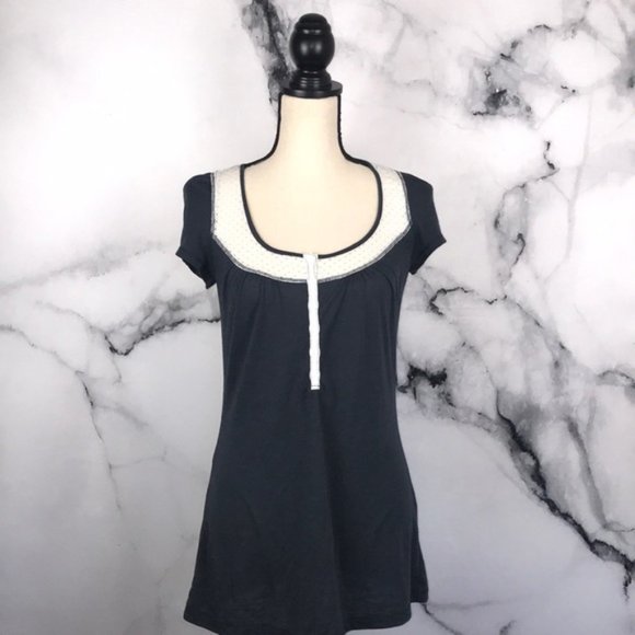 Lux Other - 🎁 LUX pajama shirt dress eyelet detail size Large